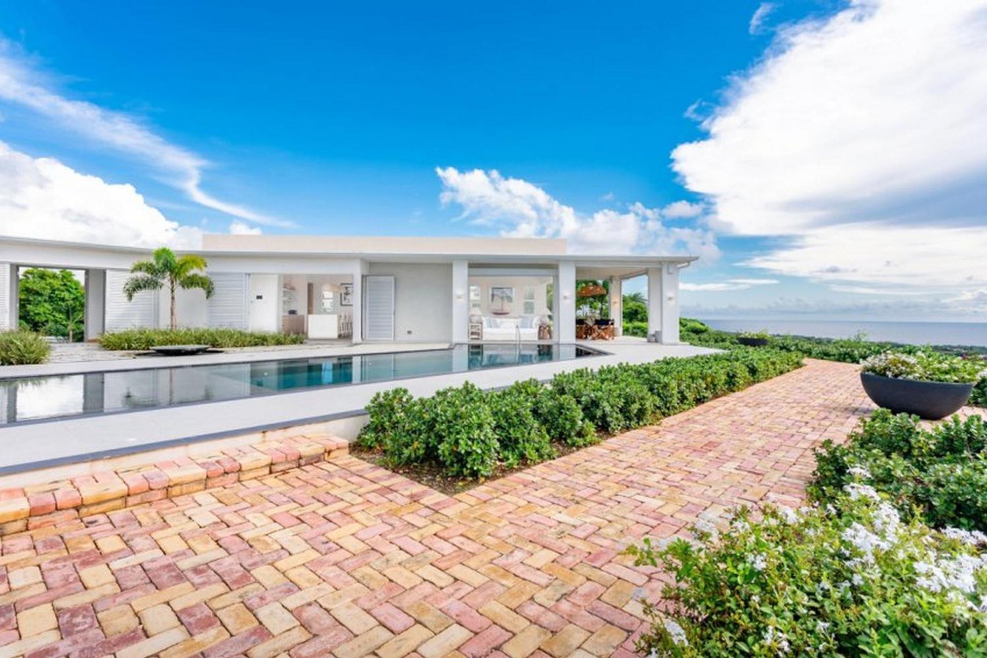 Incredible Views Of Sea From The Pool - Cool Breeze Villa Saint James Exterior photo