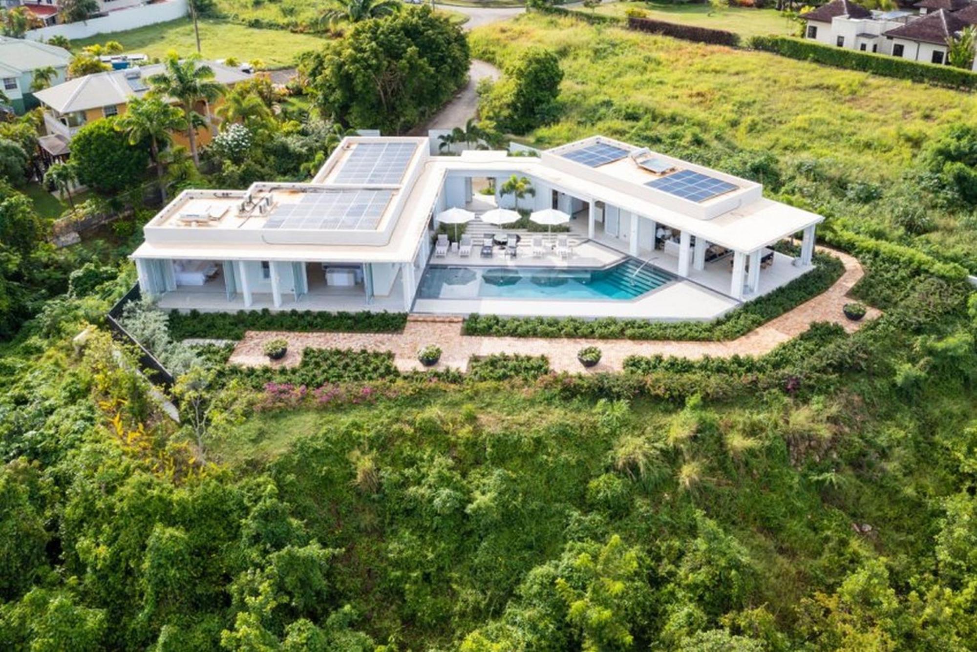 Incredible Views Of Sea From The Pool - Cool Breeze Villa Saint James Exterior photo